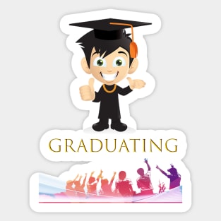 Graduation Boy 1 Sticker